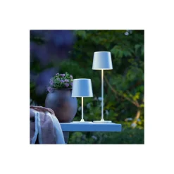 Brilliant Bordslampa Kaami Metall Plast Vit 2W 310lm - 830 Varm Vit | 100mm - IP44 - Utomhus - Dimbar