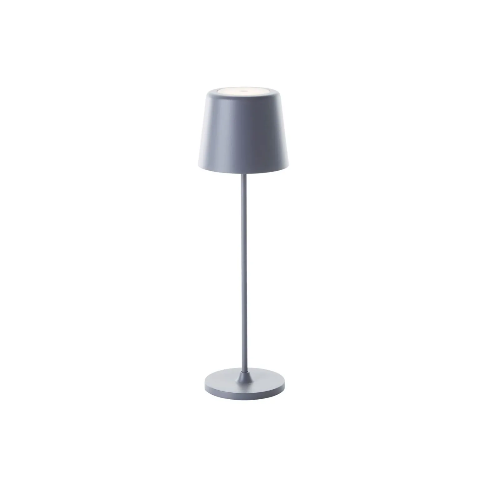 Brilliant Bordslampa Kaami Metall Plast Grå 2W 310lm - 830 Varm Vit | 100mm - IP44 - Utomhus - Dimbar