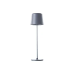 Brilliant Bordslampa Kaami Metall Plast Grå 2W 310lm - 830 Varm Vit | 100mm - IP44 - Utomhus - Dimbar