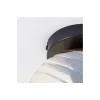 Brilliant Casto Taklampa Glas Metall Svart Beige | 190mm - Passande för 1x E27
