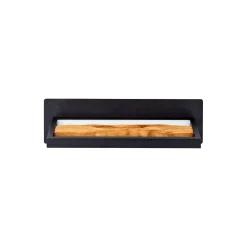 Brilliant Chaumont Vägglampa Aluminium Metall Trä Svart 8W 930lm - 830 Varm Vit