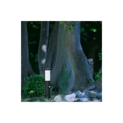 Brilliant Dody Pollare Golvlampa Metall Plast Svart | 120mm - IP44 - Utomhus - Passande för 1x E27