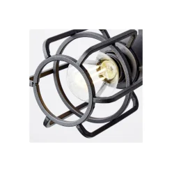 Brilliant Gwen Taklampa Metall Trä Svart | 350mm - Passande för 3x E14