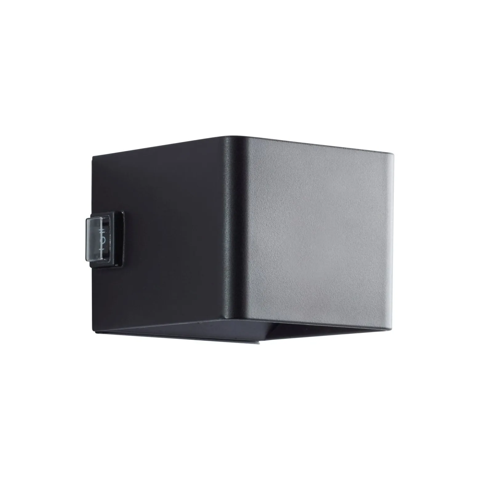 Brilliant Iseo Vägglampa Plast Svart 4W 300lm - 830 Varm Vit | IP44 - Utomhus - Rörelse- och Ljussensor - USB Uppladdningsbar