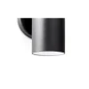 Brilliant Jandy Vägglampa Up/Down Glas Metall Svart | IP44 - Utomhus - Passande för 2x GU10