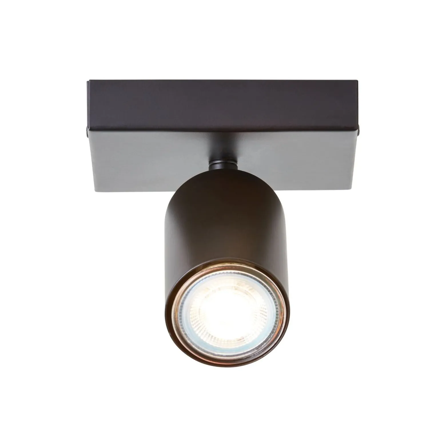 Brilliant Jello Taklampa Metall Matt Svart 4.5W 345lm - 830 Varm Vit | Inkl. 1x GU10