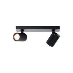 Brilliant Marty Taklampa Aluminium Sandig Svart 10W 700lm - 830 Varm Vit | Inkl. 2x GU10