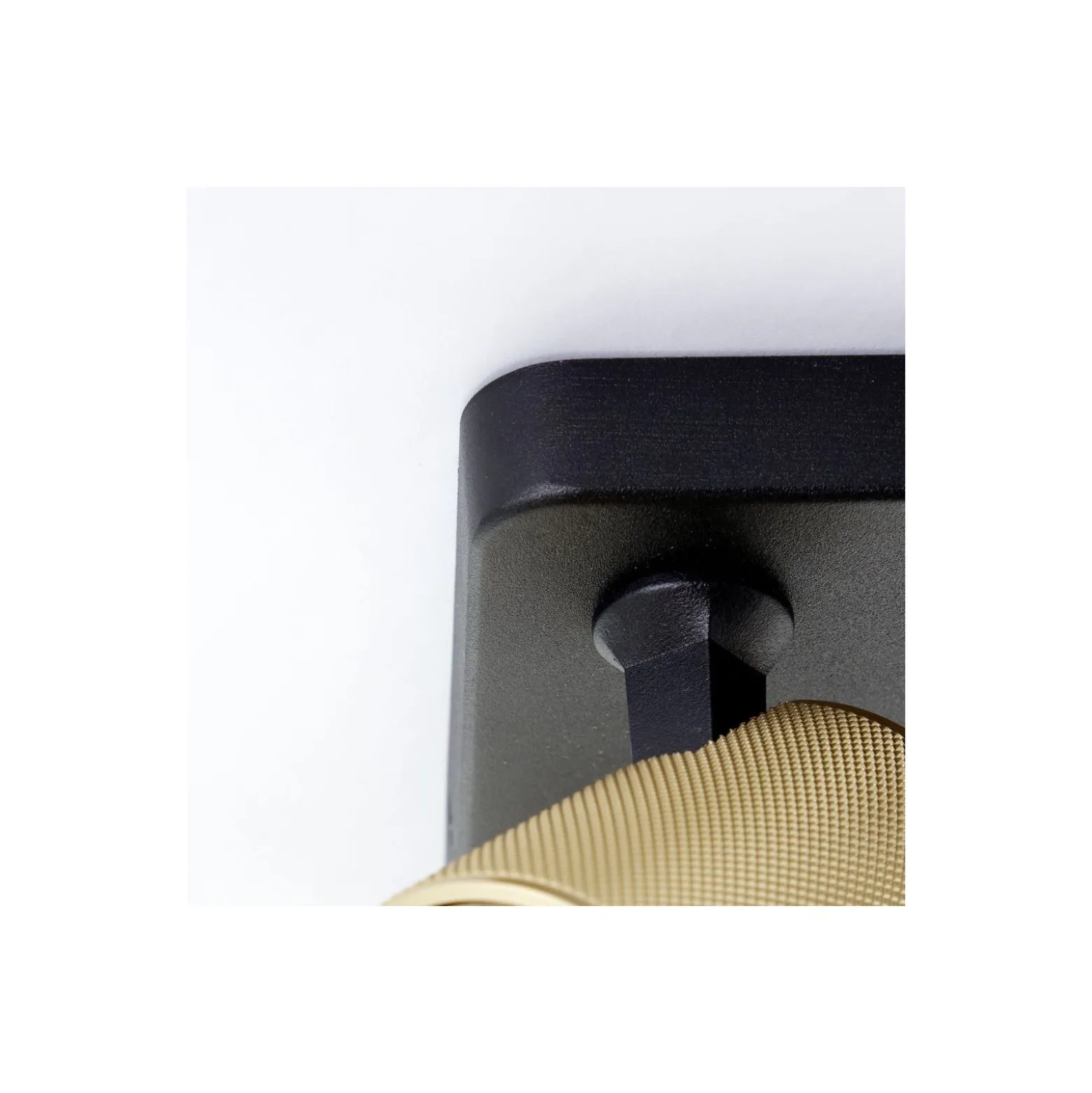 Brilliant Marty Taklampa Aluminium Sandig Svart Guld 20W 1400lm - 830 Varm Vit | Inkl. 4x GU10