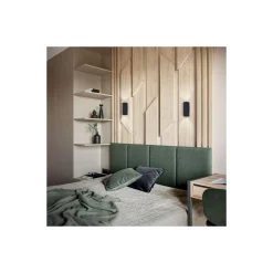 Brilliant Marty Vägglampa Up/Down Aluminium Sandig Svart 10W 690lm - 830 Varm Vit | 65mm - Inkl. 2x GU10