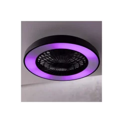 Brilliant Mazzaro Takfläkt Plast Svart 36W 4700lm - 830-865 CCT+RGB | 485mm - Fjärrkontroll Dimbar