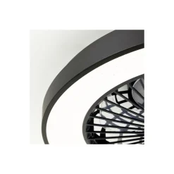 Brilliant Mazzaro Takfläkt Plast Svart 36W 4700lm - 830-865 CCT+RGB | 485mm - Fjärrkontroll Dimbar