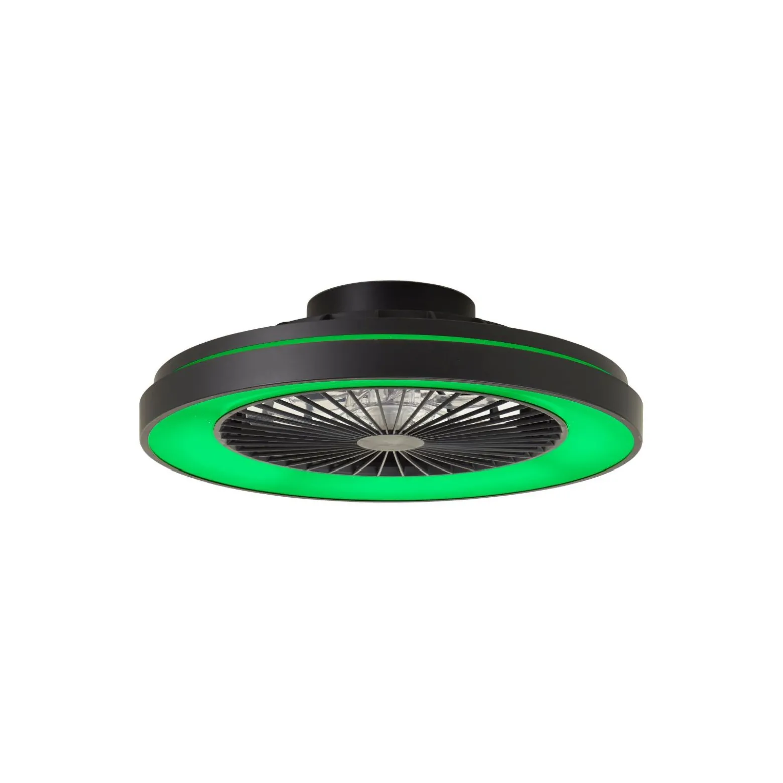 Brilliant Mazzaro Takfläkt Plast Svart 36W 4700lm - 830-865 CCT+RGB | 485mm - Fjärrkontroll Dimbar