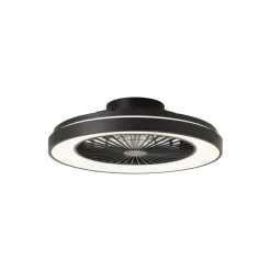 Brilliant Mazzaro Takfläkt Plast Svart 36W 4700lm - 830-865 CCT+RGB | 485mm - Fjärrkontroll Dimbar