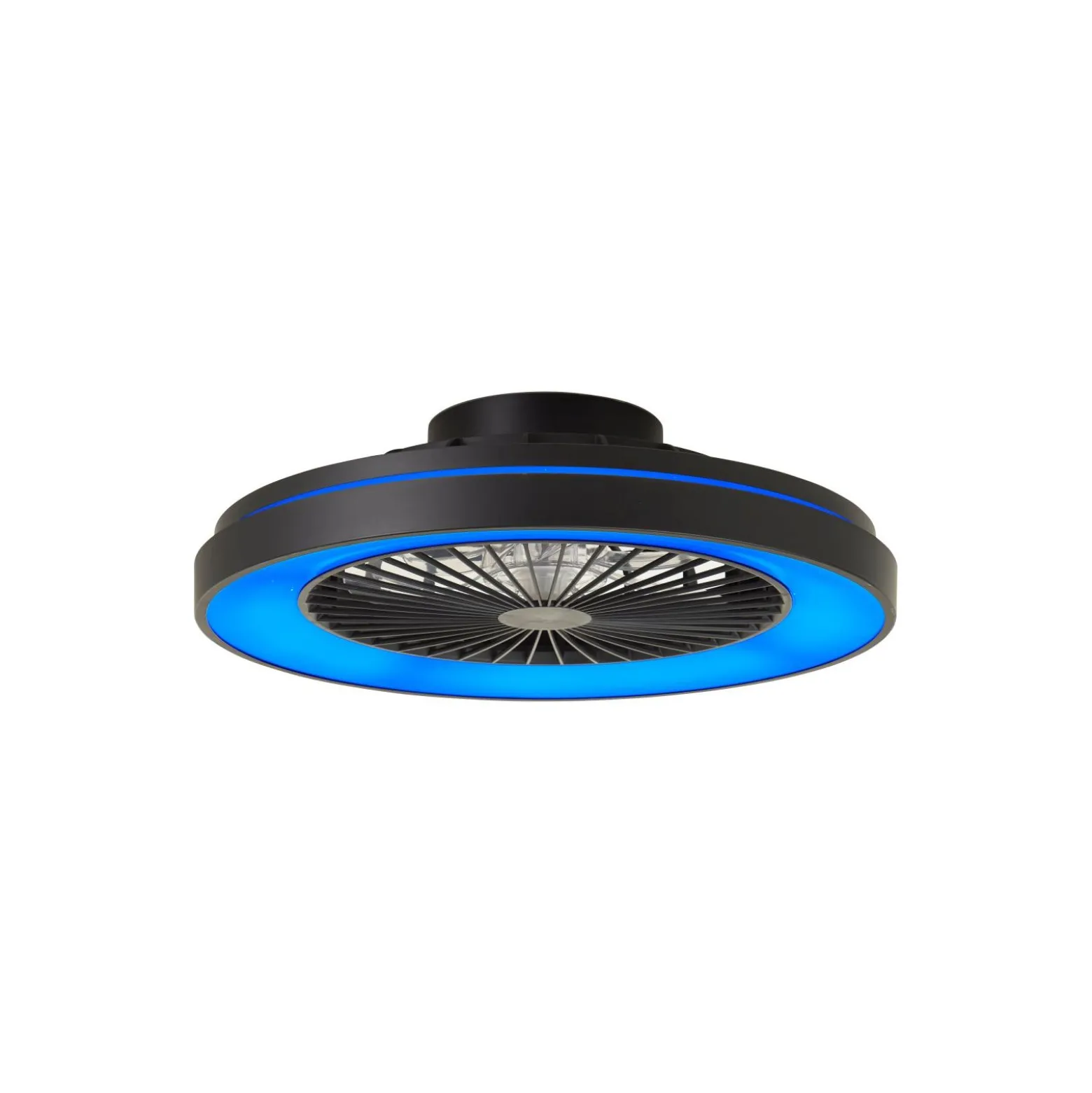 Brilliant Mazzaro Takfläkt Plast Svart 36W 4700lm - 830-865 CCT+RGB | 485mm - Fjärrkontroll Dimbar