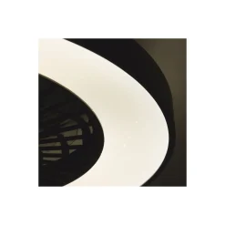 Brilliant Mazzaro Takfläkt Plast Svart 54W 6800lm - 830-865 CCT+RGB | 576 - Fjärrkontroll Dimbar