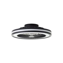 Brilliant Palmero Takfläkt Plast Metall Svart 36W 5000lm - 827-865 CCT | 466mm - Fjärrkontroll Dimbar
