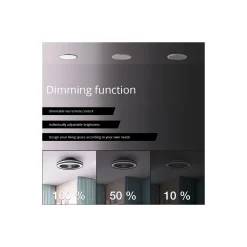 Brilliant Palmero Takfläkt Plast Metall Svart 36W 5000lm - 827-865 CCT | 466mm - Fjärrkontroll Dimbar
