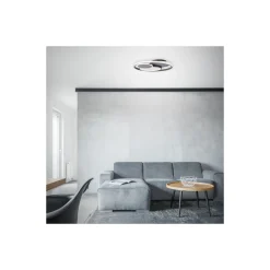 Brilliant Runda Taklampa Metall Silicone Grå 45W 5200lm - 830-865 CCT | 500mm - Fjärrkontroll Dimbar