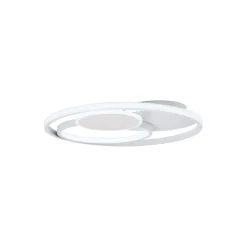 Brilliant Runda Taklampa Metall Silicone Vit 45W 5200lm - 830-865 CCT | 500mm - Fjärrkontroll Dimbar