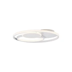Brilliant Runda Taklampa Metall Silicone Vit 45W 5200lm - 830-865 CCT | 500mm - Fjärrkontroll Dimbar