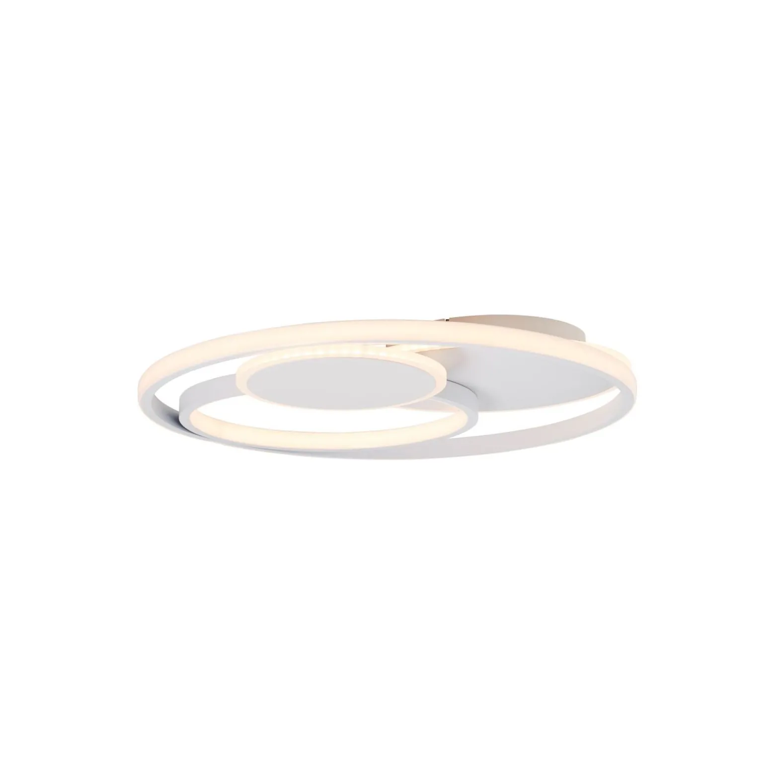 Brilliant Runda Taklampa Metall Silicone Vit 45W 5200lm - 830-865 CCT | 500mm - Fjärrkontroll Dimbar