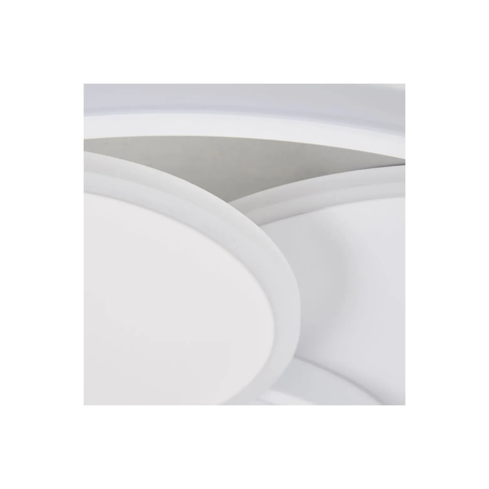 Brilliant Runda Taklampa Metall Silicone Vit 45W 5200lm - 830-865 CCT | 500mm - Fjärrkontroll Dimbar