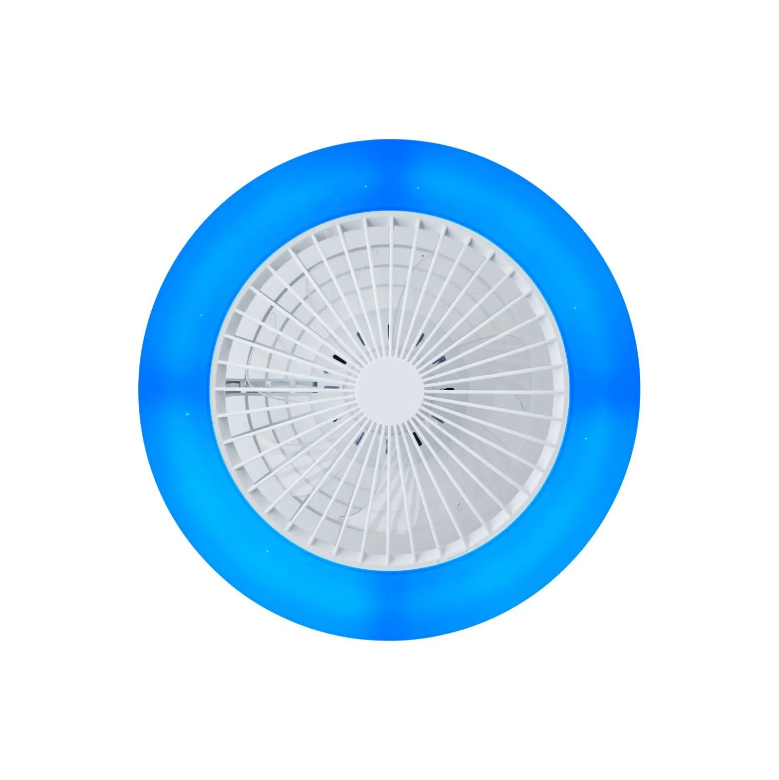 Brilliant Salerno Takfläkt Plast Metall Vit 36W 4700lm - 830-865 CCT+RGB | 485mm - Fjärrkontroll Dimbar