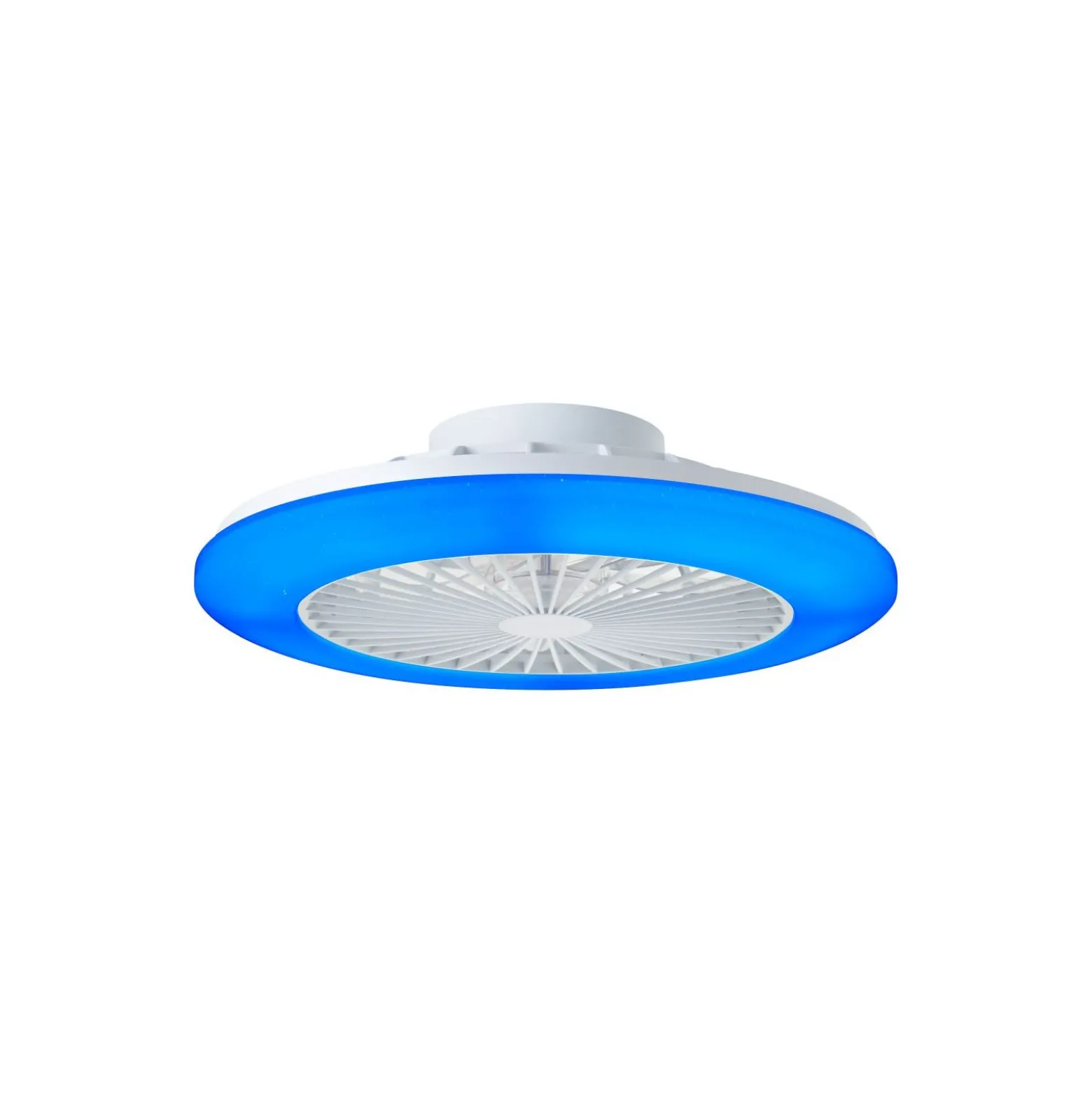 Brilliant Salerno Takfläkt Plast Metall Vit 36W 4700lm - 830-865 CCT+RGB | 485mm - Fjärrkontroll Dimbar