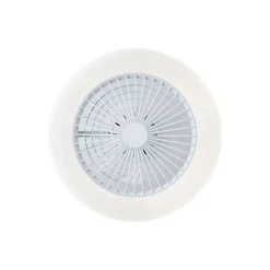 Brilliant Salerno Takfläkt Plast Metall Vit 36W 4700lm - 830-865 CCT+RGB | 485mm - Fjärrkontroll Dimbar