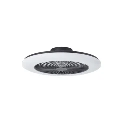 Brilliant Salerno Takfläkt Plast Svart 54W 6800lm - 830-865 CCT+RGB | 577mm - Fjärrkontroll Dimbar