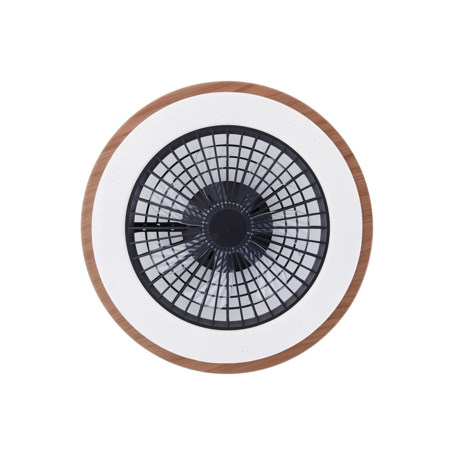 Brilliant Slimline Takfläkt Plast Metall Beige Svart 36W 4700lm - 830-865 CCT+RGB | 490mm - Fjärrkontroll Dimbar