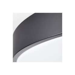 Brilliant Slimline Taklampa Metall Plast Vit Svart 58W 6800lm - 830-865 CCT | 490mm - Fjärrkontroll Dimbar