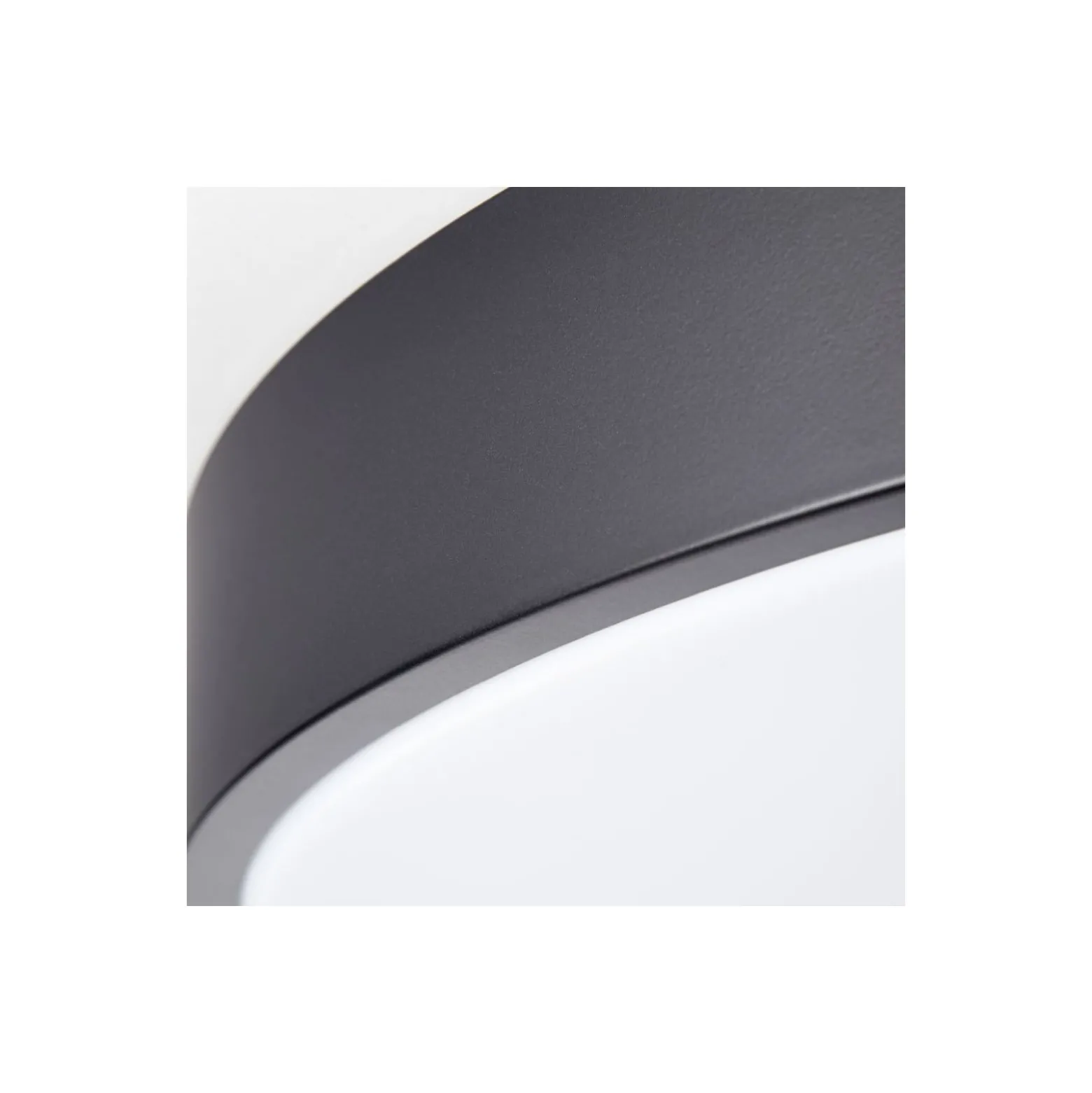 Brilliant Slimline Taklampa Metall Plast Svart Vit 34W 3800lm - 830-865 CCT | 490mm - Fjärrkontroll Dimbar