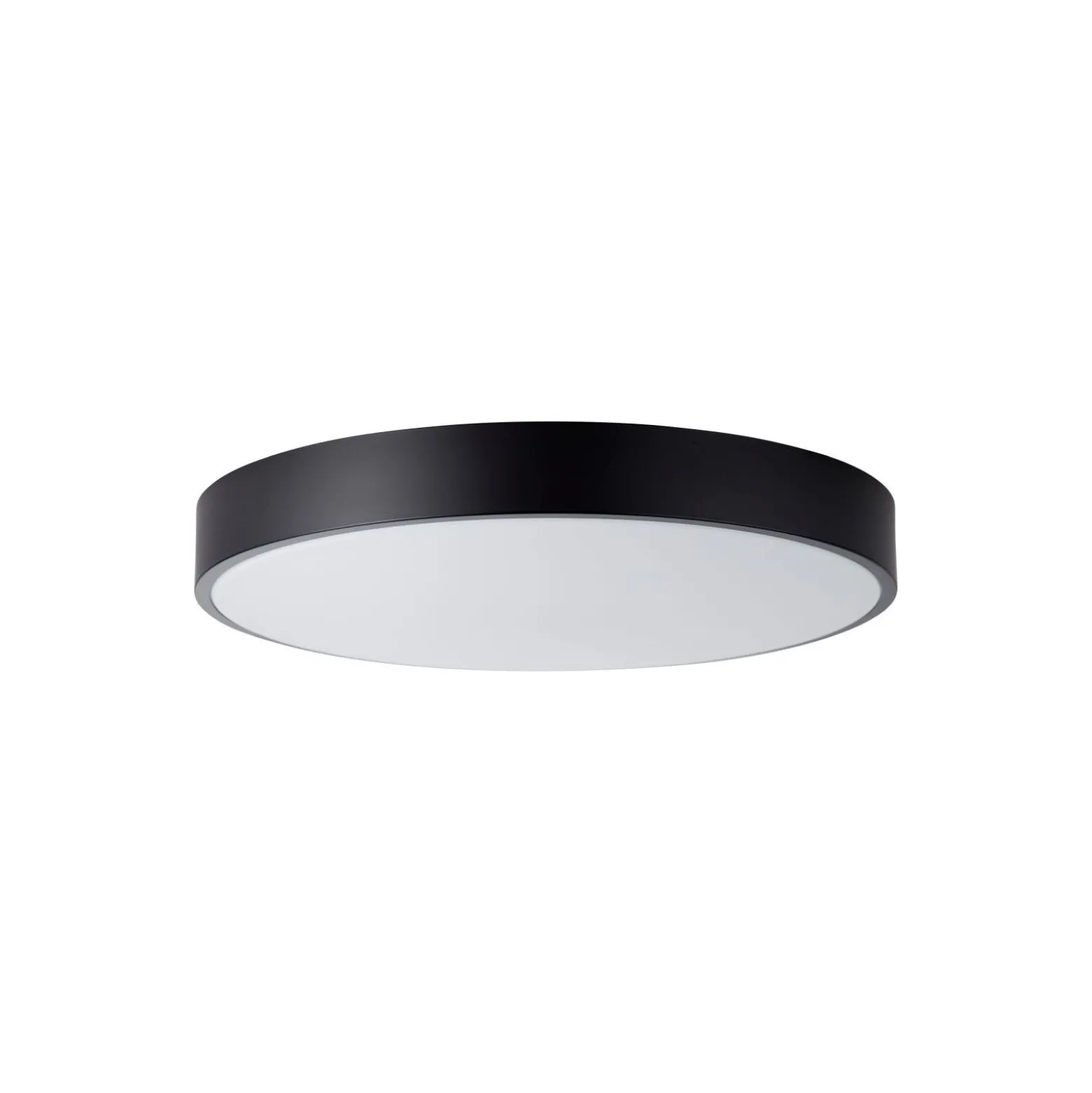 Brilliant Slimline Taklampa Metall Plast Svart Vit 34W 3800lm - 830-865 CCT | 490mm - Fjärrkontroll Dimbar
