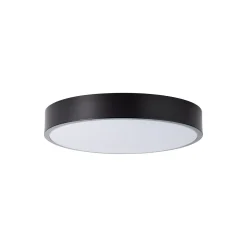 Brilliant Slimline Taklampa Metall Plast Svart Vit 22W 2400lm - 830 Varm Vit | 330mm