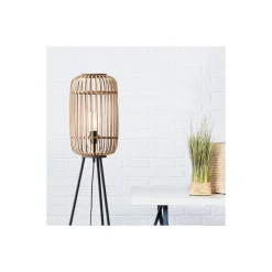 Brilliant Stolpebelysning Trärow Metall Bambu Brun | 450mm - Passande för 1x E27