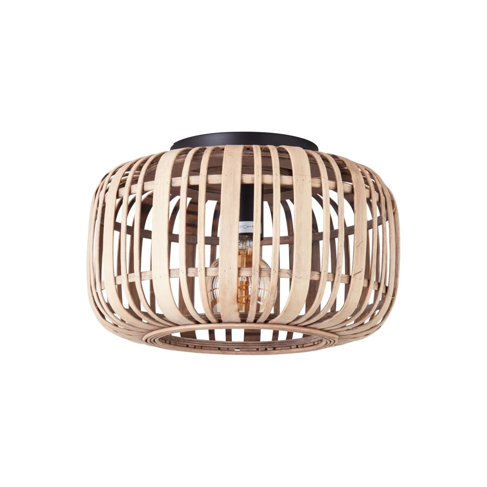 Brilliant Trärow Taklampa Metall Bambu Brun | 320mm - Passande för 1x E27