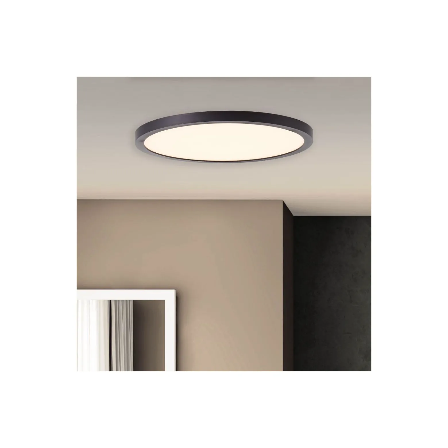 Brilliant Tuco Taklampa Plast Svart Vit 16W 2100lm - 827 Extra Varm Vit | 250mm