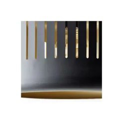 Brilliant Tyas Pendellampa Metall Svart Guld | 380mm - Passande för 1x E27