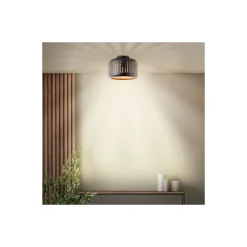 Brilliant Tyas Taklampa Metall Svart Guld | 270mm - Passande för 1x E27
