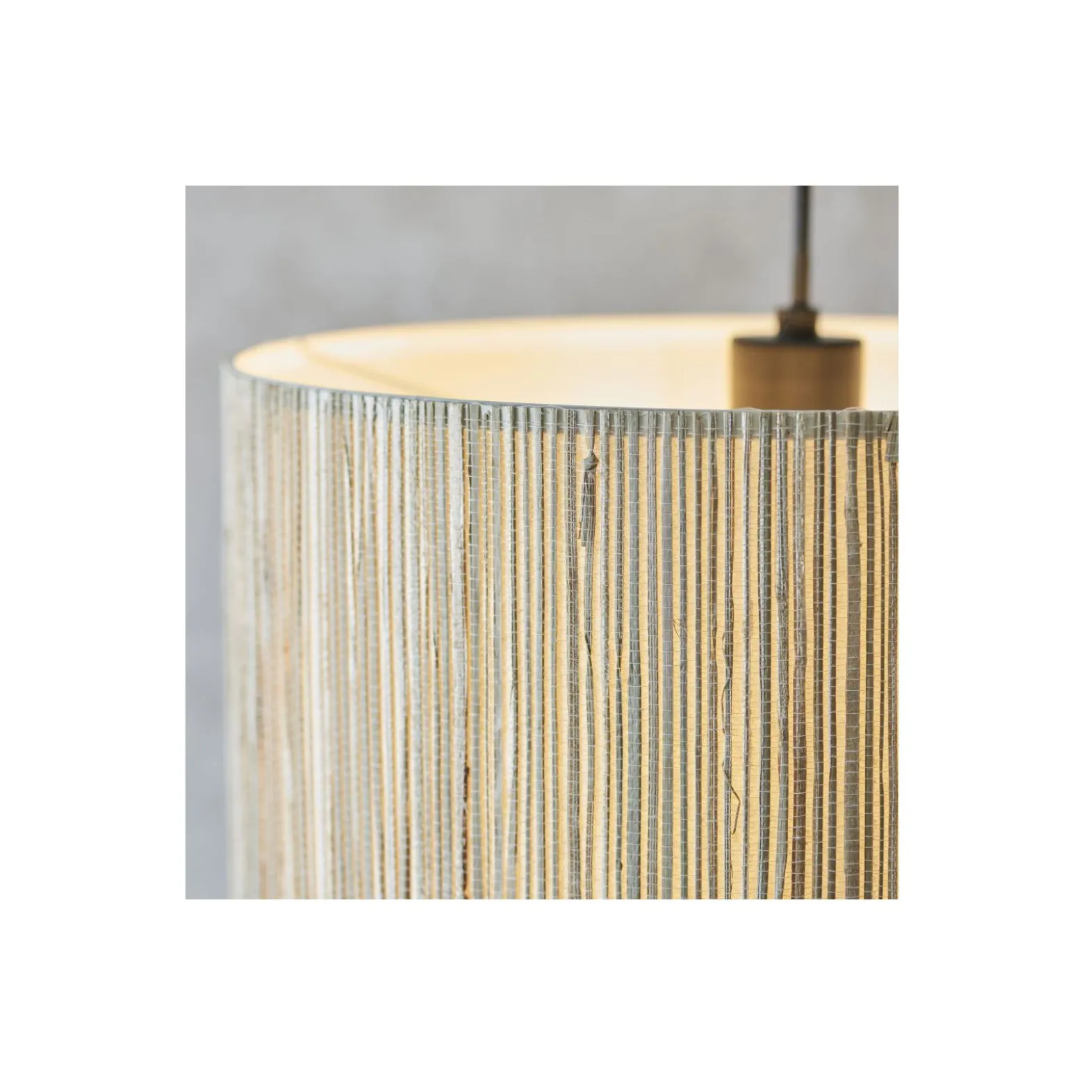 Brilliant Wimea Pendellampa Metall Beige | 350mm - Passande för 1x E27