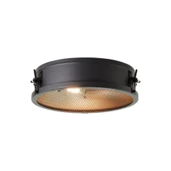 Brilliant Zois Taklampa Metall Svart | 340mm - Passande för 2x E27