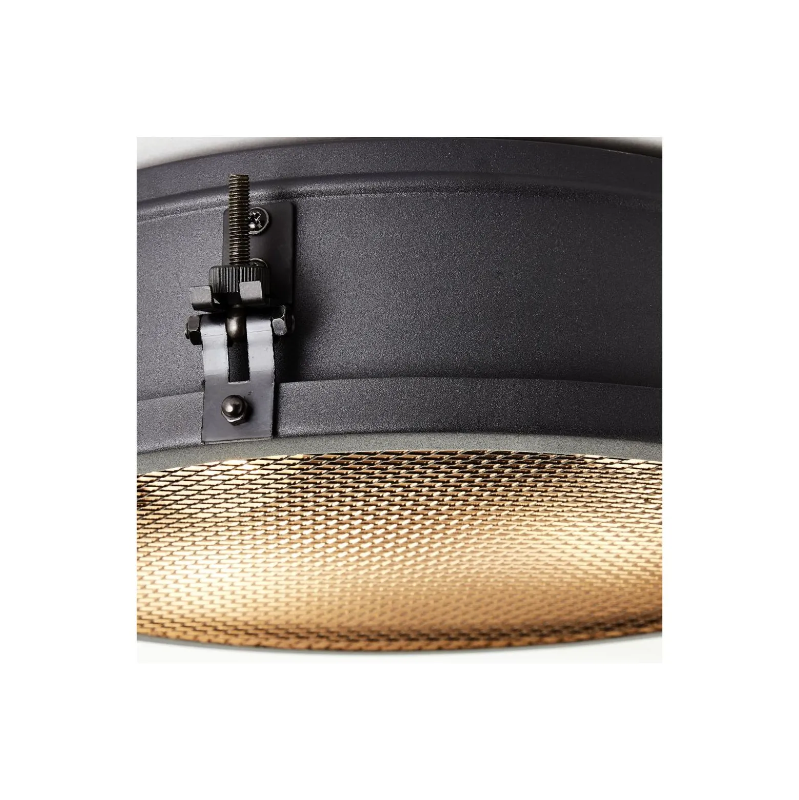 Brilliant Zois Taklampa Metall Svart | 340mm - Passande för 2x E27