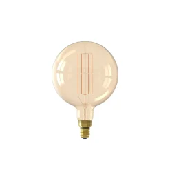 Calex XXL Mega Höga lumen Guld Globe LED E27 G125 Filament 10.5W 1100lm- 821 Extra Varm Vit | Dimbar