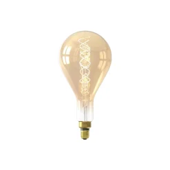 Calex XXL Splash Guld LED E27 Filament 3W 250lm- 822 Extra Varm Vit | Dimbar