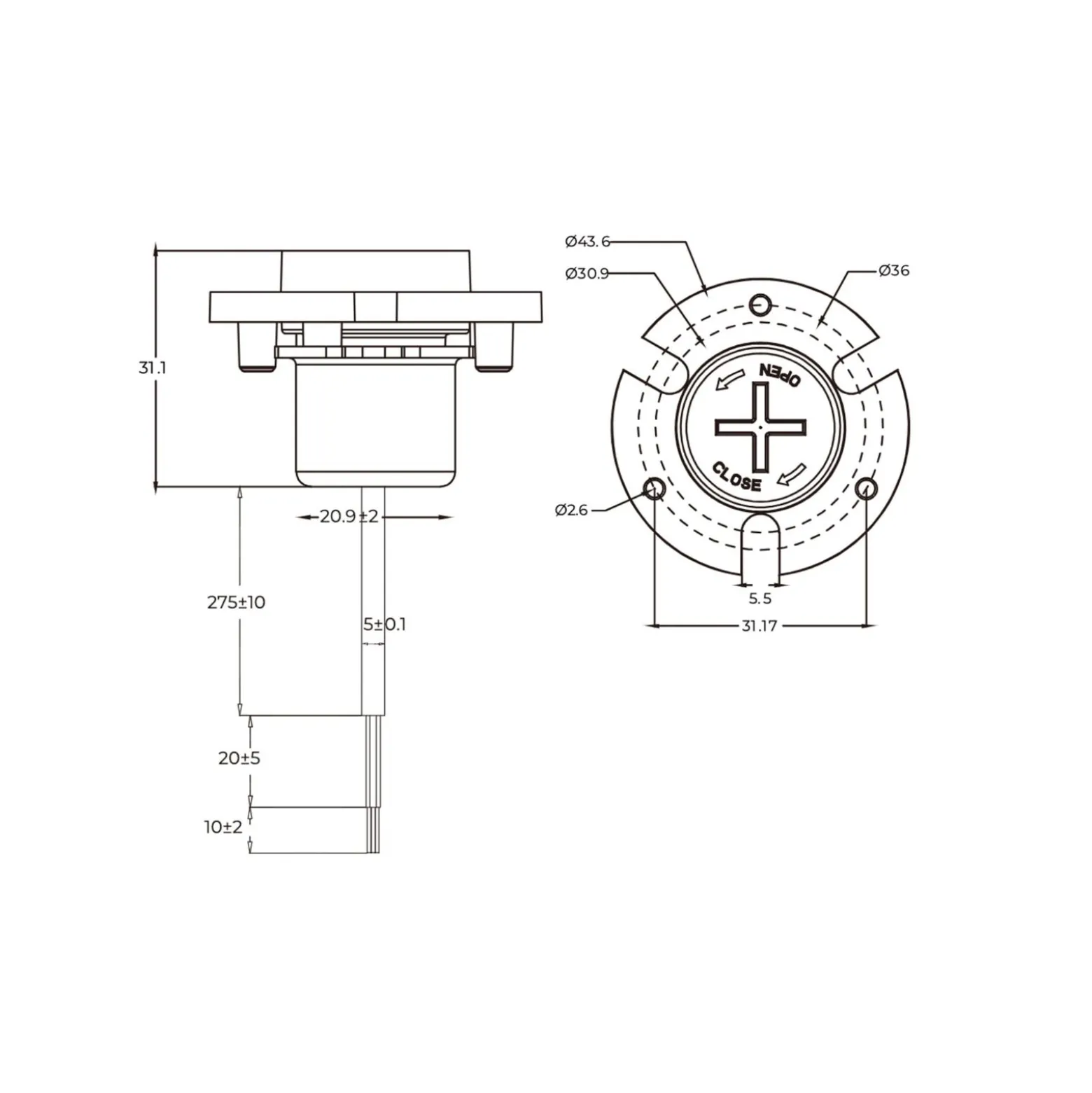 Cosmicnode Integrated PIR Sensor & Kontroller För Highbay