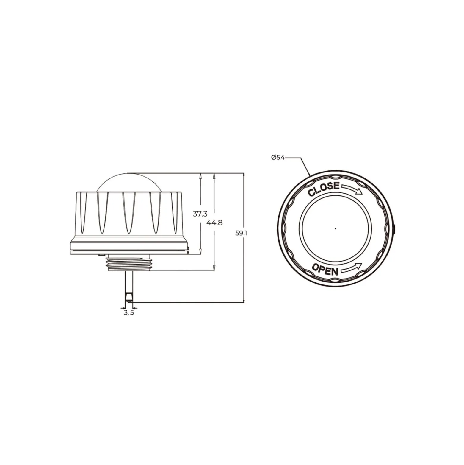 Cosmicnode Integrated PIR Sensor & Kontroller För Highbay