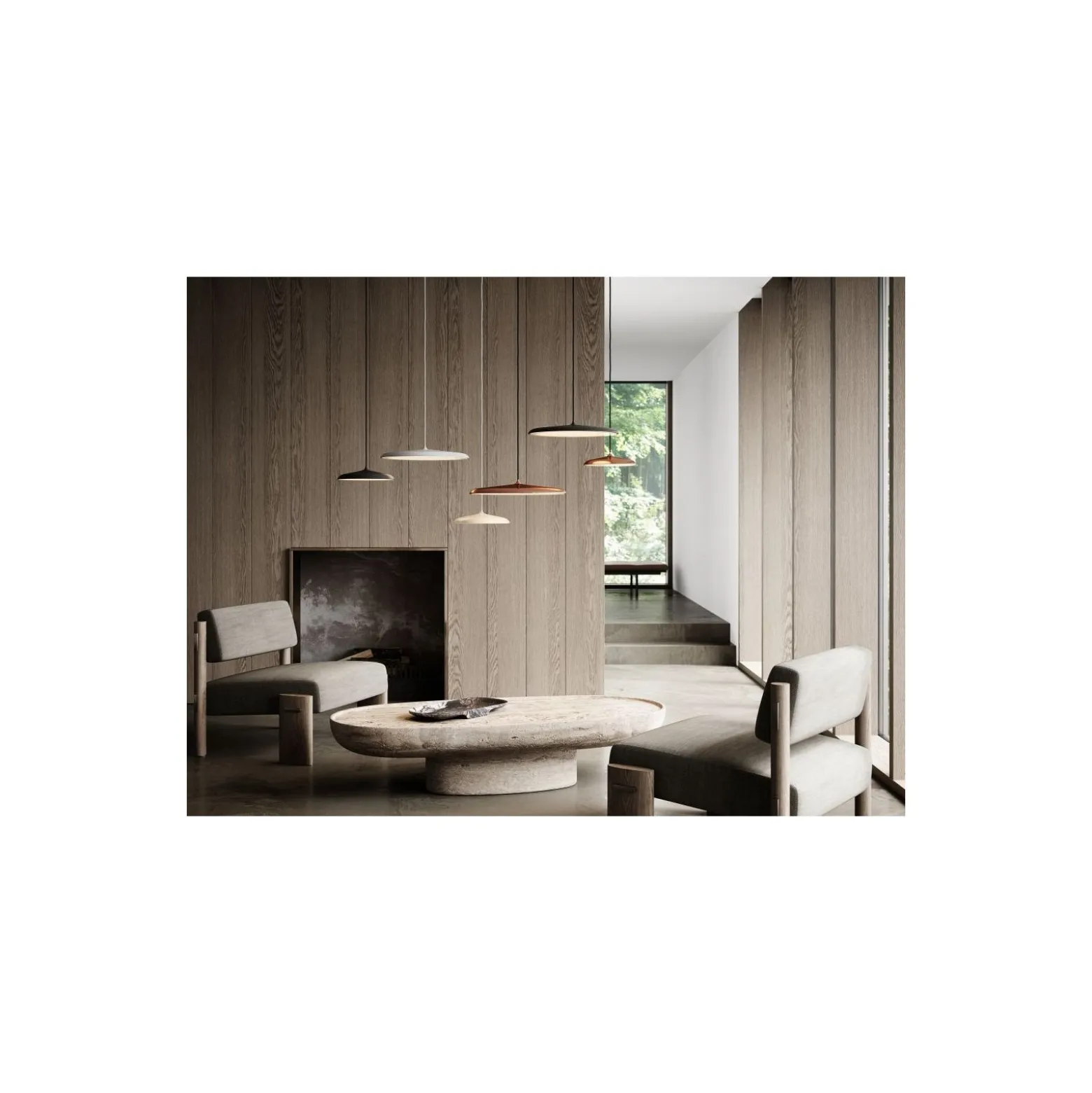 DFTP by Nordlux Artist 25 Pendellampa Metall Koppar 15W 1000lm - 930 Varm Vit | Bästa Färgåtergivning - Dimbar