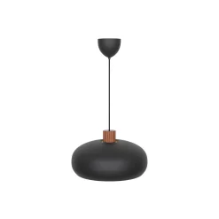 DFTP by Nordlux Aurelio Pendellampa Metall och Trä Svart | 420mm - Passande för E27