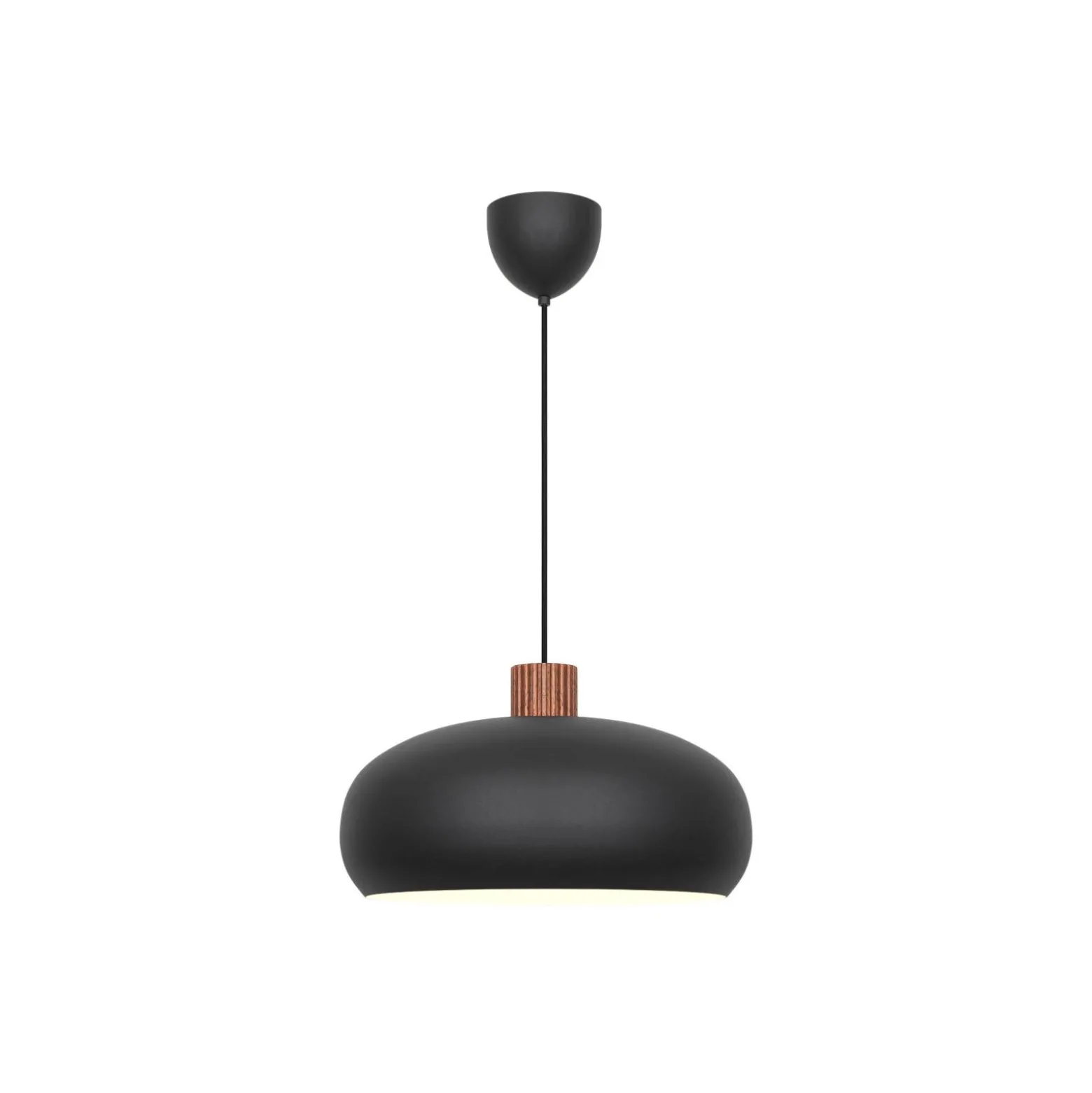 DFTP by Nordlux Aurelio Pendellampa Metall och Trä Svart | 420mm - Passande för E27